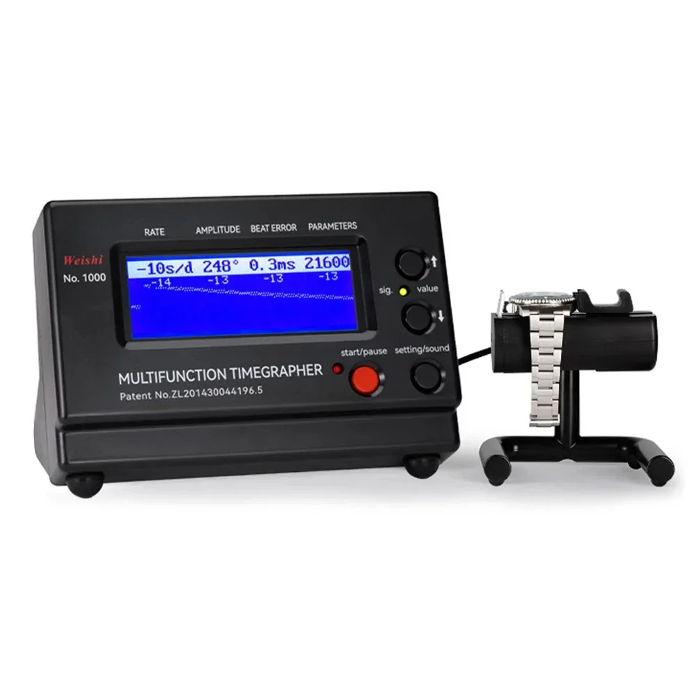 

%a Weishi No.1000 Timing Timegrapher Accuracy Mechanical Watch Tester Professional Calibrator Multifunctional Watch Repairers T