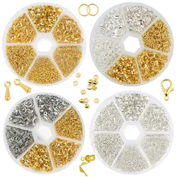 WLYeeS Alloy Accessories Jewelry Findings Set Jewelry Making Tools Open Jump Rings Buckle For DIY Jewelry Making Supplies Kit