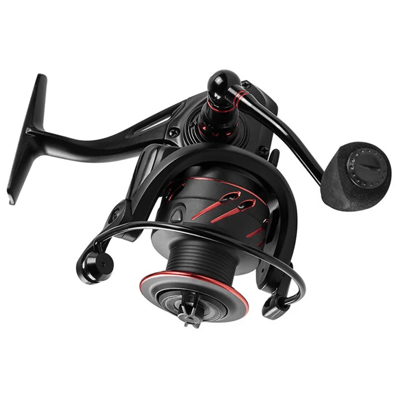 Carrete giratorio GS3000 5,0: 1, carrete de pesca de agua dulce y salada, rueda de pescado con espacio Forno