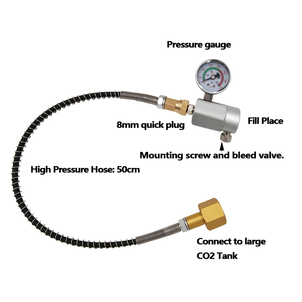 Imagem -04 - Cilindro Recarga Estação Adaptador de Carregamento Conexão Rápida para Sodastream W21.814 Din477 Conector 50cm Soda Art para Duo