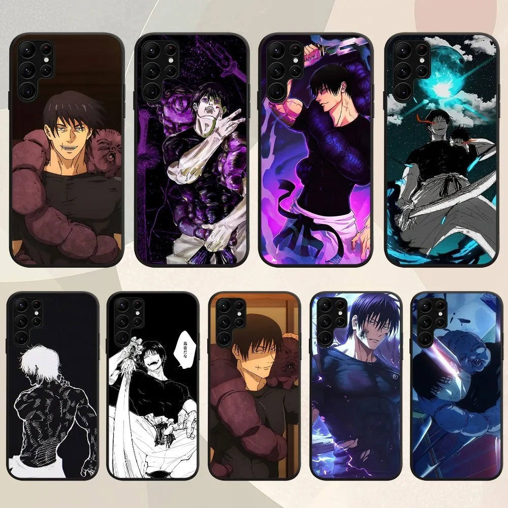 Bilibili J-Jujutsu K-Kaisen Toji Fushiguro Phone Case For Samsung Galaxy S24 S21 10 Plus S22 S30 Note S23 Lite 20 FE Ultra Shell