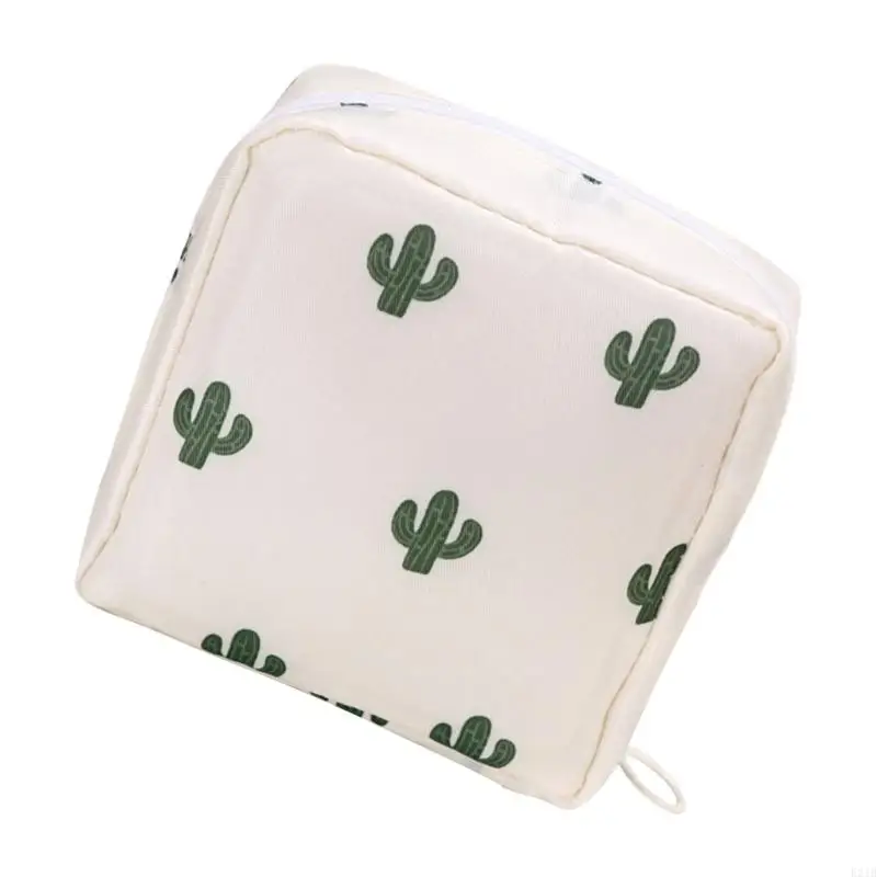 Portable Polyester Sanitary Product Case Waterproof Exterior And Spacious Compartments For Daily Essential 