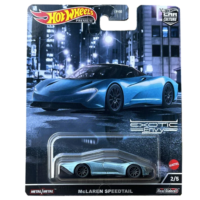 Original Hot Wheels Premium Car Culture Exotic Envy Diecast 1:64 Voiture Alfa Romeo Bugatti Lamborghini Boys Toys for Children