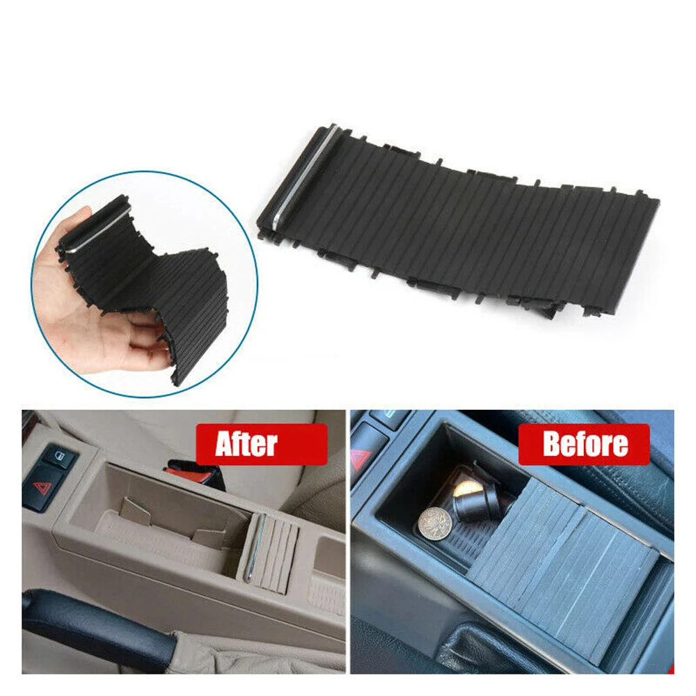 For BMW 3 Series E46 Centre Console Roller Blind Cover 1 Pcs Black Interior Trim Original Car Size Accessories High Quality