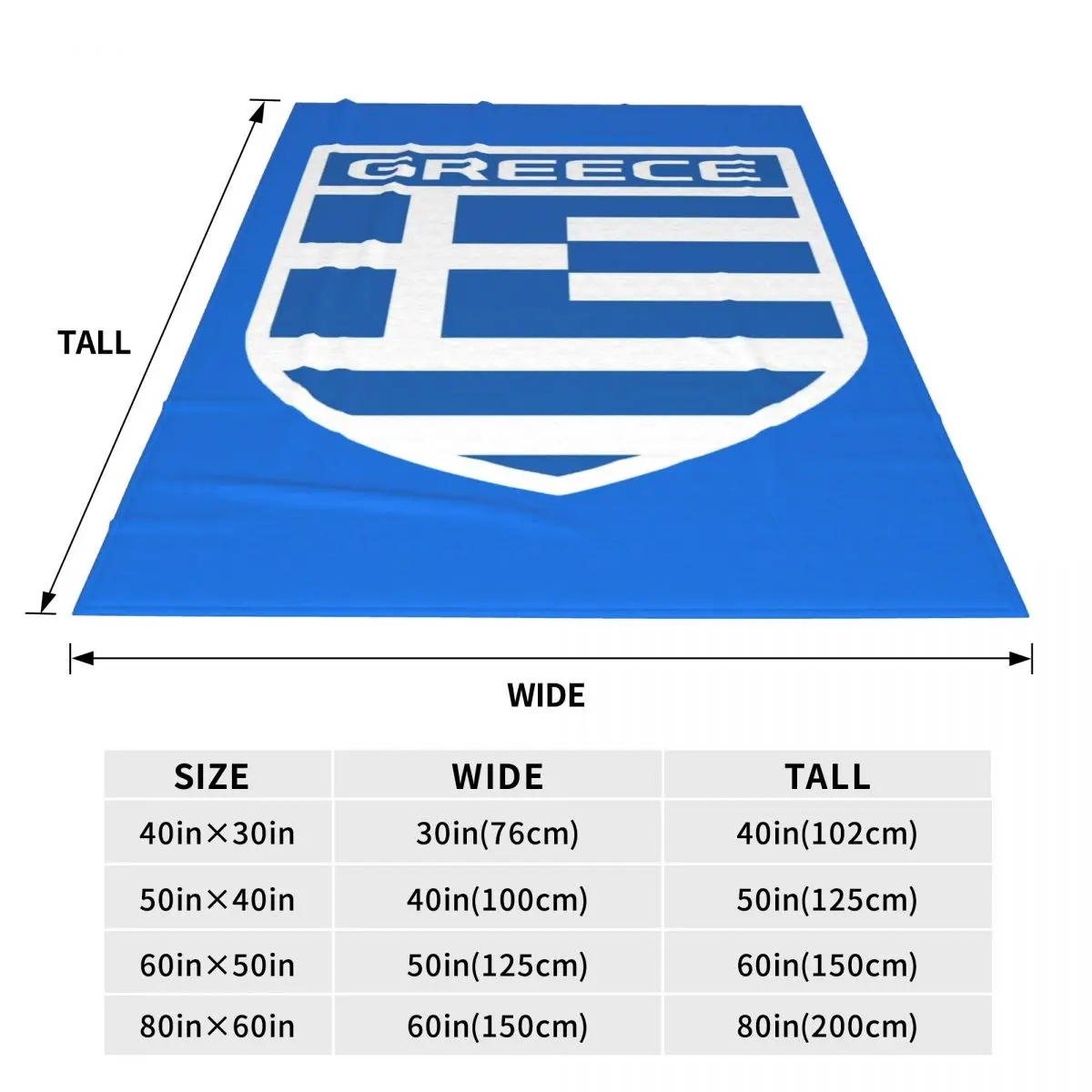 Greece Greek Flag Blankets Flannel Sofa Throw Blanket Warm for Couch Bedding Office Throws Bedspread Quilt