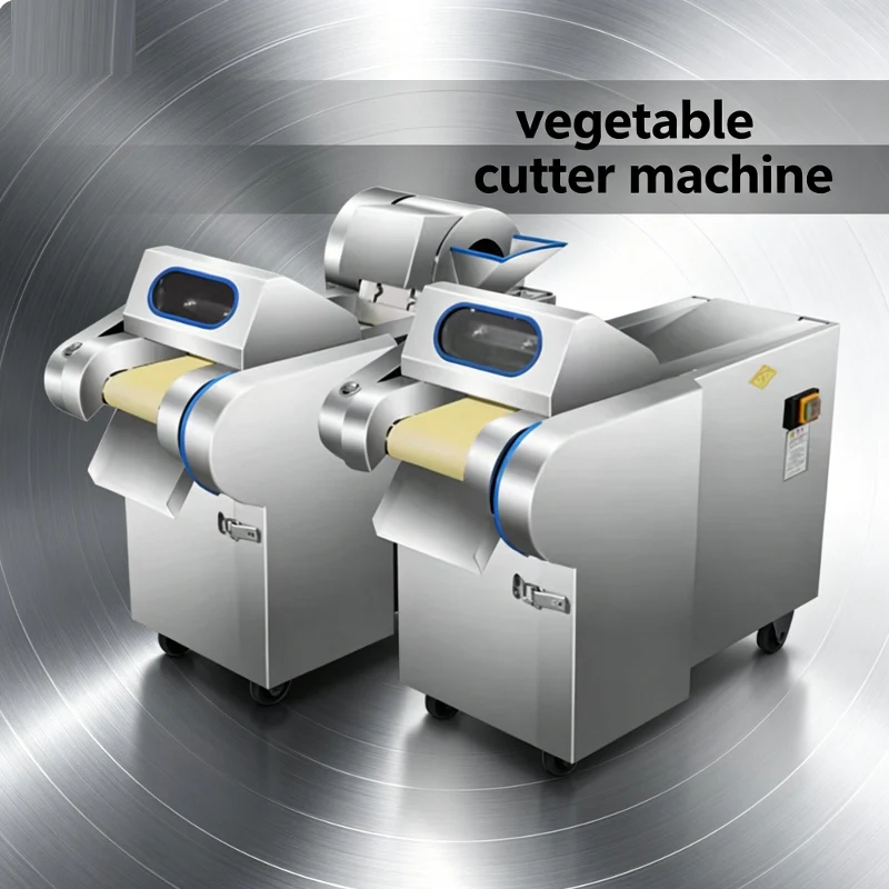 High Production Vegetable Cutter Machine Electric Dicing Machine Multifunction Stainless Steel Onion Slicer Machine Commercial