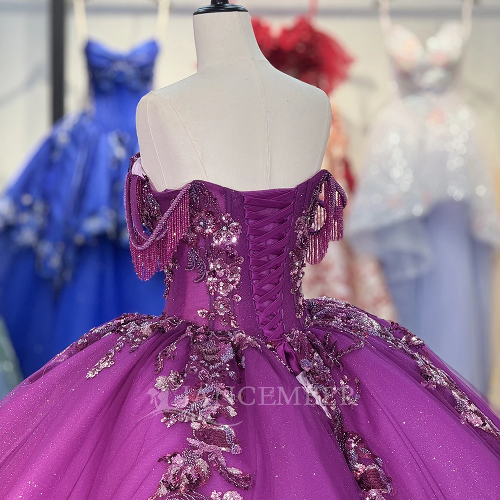 Quinceanera Dresses Plus Size for Women Ruffles Formal Dresses Vestidos de Fiesta Tassel Customized vestidos de 15 quinceañera