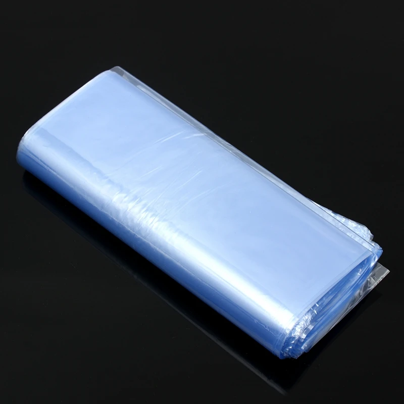 Hot 200Pcs PVC Heat Shrink Wrap Bags Flat Seal Gift Packing 8 Inch X 12 Inch