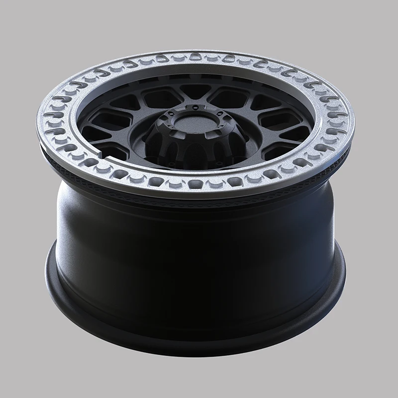 Customized Off-road Beadlock 15 16 17 18 19 20 21 Inch 5 6 8 Holes Aluminium Alloy Forged Wheels 4X4 Sport Wheels for Jeep