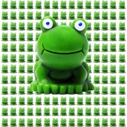 Resin Mini Frogs 50 Pack Figurines Green Little Small Miniature Plastic Tiny Frogs Bulk to Hide for Garden Leap Year Decoration