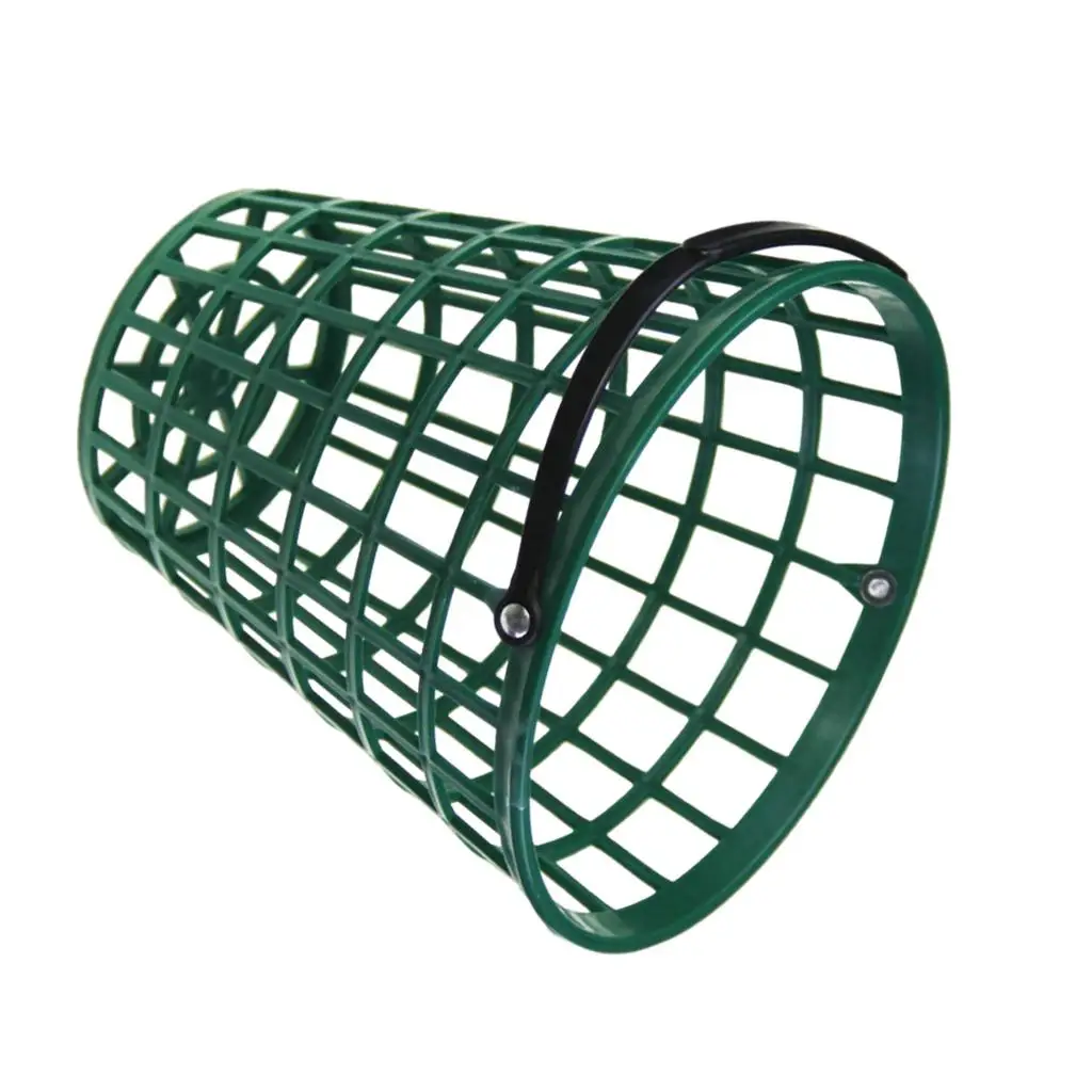Outdoor Golf Ball Basket with Handle Container Golfball Bucket Organizer for Sporting Practicing