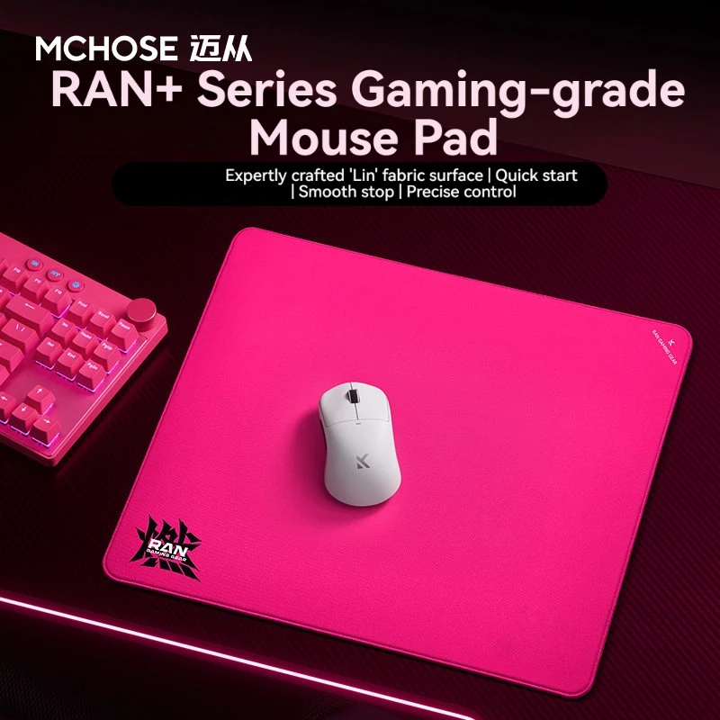 MCHOSE Ran+ Comfortable Gaming Mousepad for Esports Office Work Suitable for FPS Games Valorant Pro Design Computer Accessories