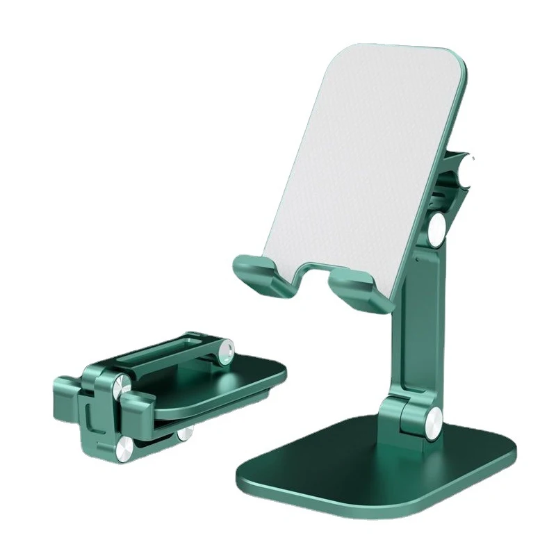 

Three Sections Foldable Desk Mobile Phone Holder For iPhone iPad Tablet Flexible Table Desktop Adjustable Cell Smart Phone Stand