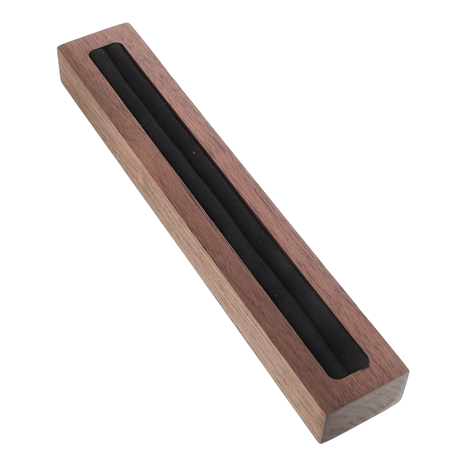 

Wood Ring Display Stand Black Walnut Jewelry Organizer for Rings Earrings Display Tray Organizer for Women Ring Holder