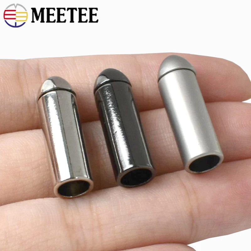 

10/30Pcs 20mm Metal Cord End Lock Stopper for Bag Garment Lanyard Fix Button Cap Hanging Bell String Buckle Sewing Accessories