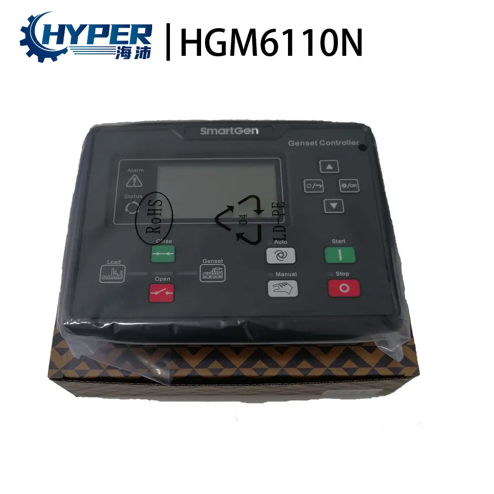 

HGM6110N SmartGen Genset Controller Generator Original Electric Automatic Remote Lcd Display Diesel Generator Auto Start Control