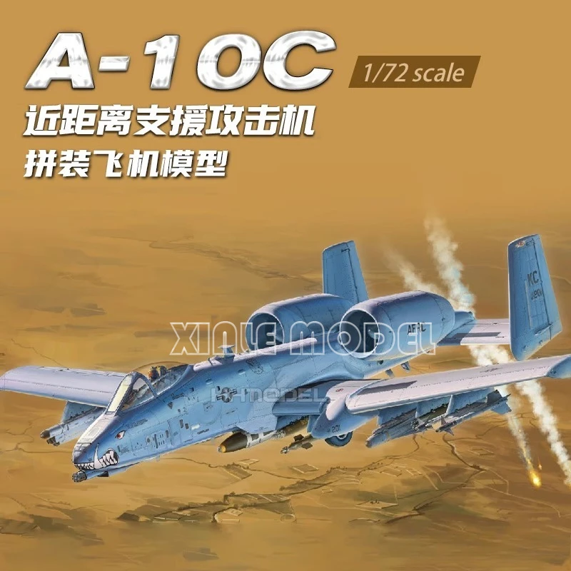 

Great Wall Hobby A-10C Thunderbolt II Attack Aircraft 1/72 Scale Model Kit DIY Toy