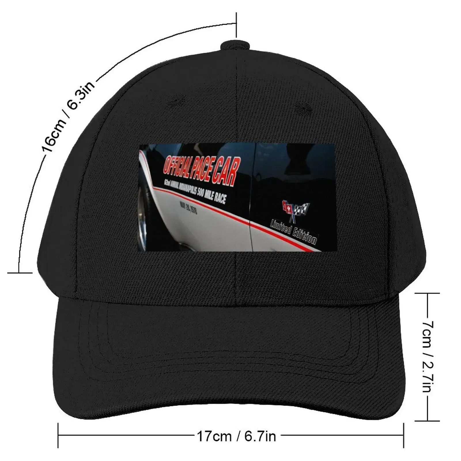 1978 Indy Pace Car Baseball Cap Hat Man For The Sun Anime Designer Man Women's