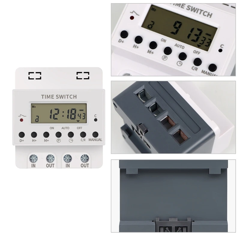 Interruptores temporização fáceis usar com temporizador leve KG316T para diversas aplicações M4YD