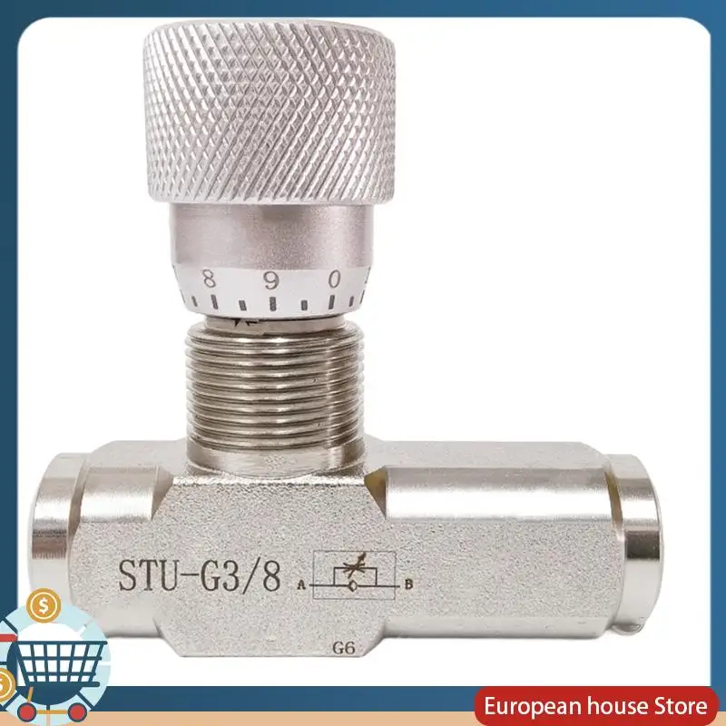 

ABFA STU-G3/8 Клапан регулирования расхода Гидравлический дроссельный клапан Односторонний клапан регулирования скорости цилиндра высокого давления STU