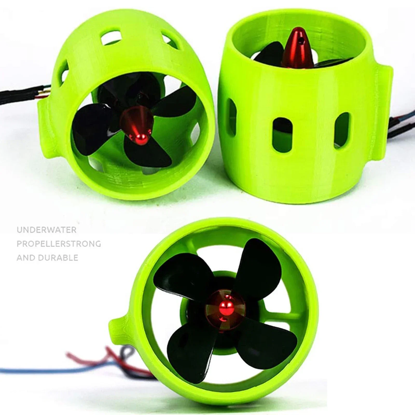 12-24V Ship Underwater Thruster With Brushless Motor 4 Blades Propeller Propulsion For RC Bait Tug Boat