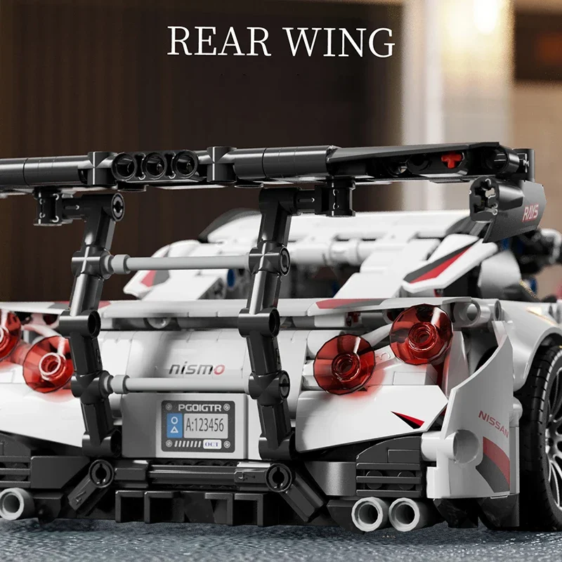 Ensemble de blocs de construction de voitures de course célèbres, Kit de modèle de 1209 pièces, jouet de voiture de sport avancé pour adultes et enfants, véhicule cadeau pour hommes et garçons