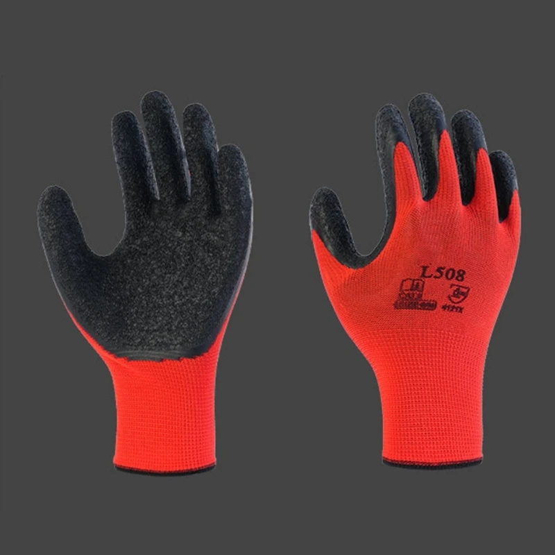 ラテックスコーティングされた作業手袋-5-枚パック-通気性安全手袋ミトン-建設機械、ガーデニング、ヘビーデューティタスク用-f19e