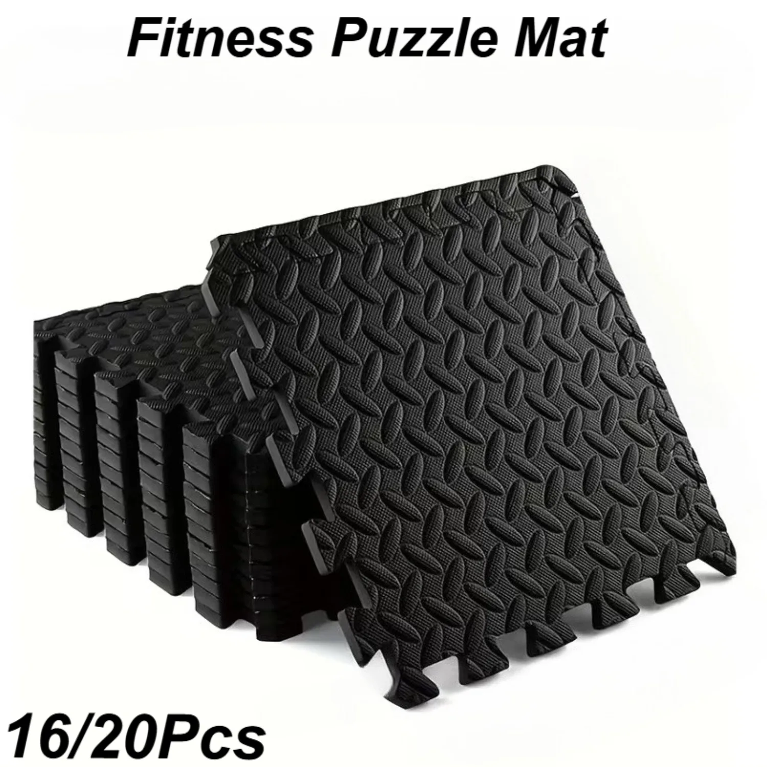 

Набор из 16/20 шт. напольных ковриков из ЭВА-пены, соединяющиеся плитки, нескользящие, водонепроницаемые, для дома, спортзала, игровой комнаты, гаража, амортизирующие, бесшумные