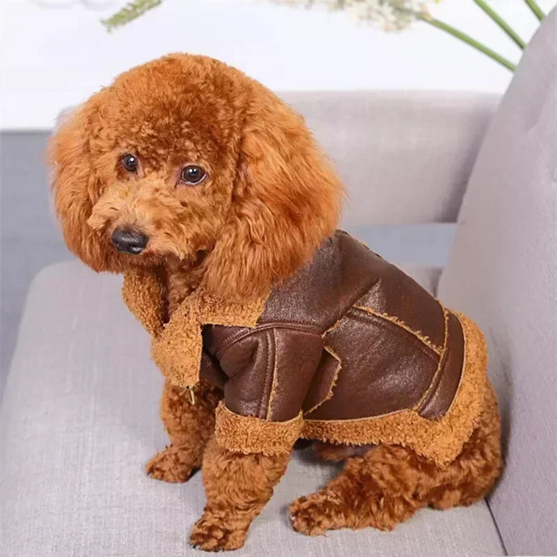 Winter Dog Coat Jacket Warm Dog Clothes Outfit puppy Costume Apparel Pomeranian Poodle Bichon Schnauzer Pet Clothing Dropship