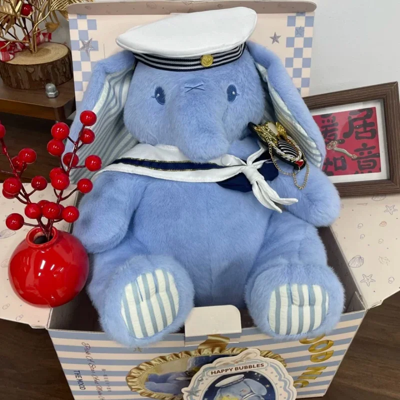 The Mood Plush Elephant Doll Sailor Style Scented Stuffed Toy Soft Comfortable Companion For Bedroom Office Birthday Gift For