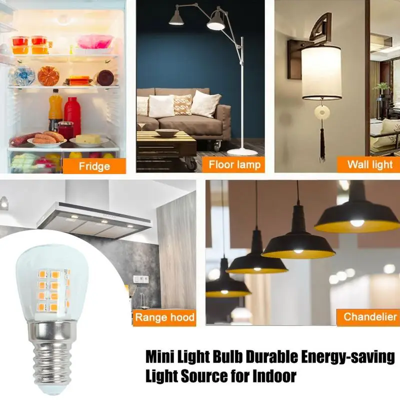 Appliance Bulb Refrigerator Bulb Replacement Waterproof Bulbs 360 Long-Lasting And Energy-Saving For Table Lamps Landscaping