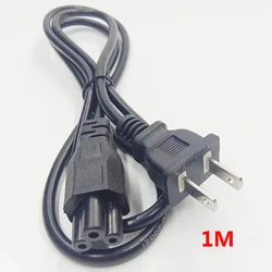 US Plug to IEC C5 AC Power Cord Line Univesal Extension Cable Lead 3-Prong USA Canada Japan Brazil Philippines 1M