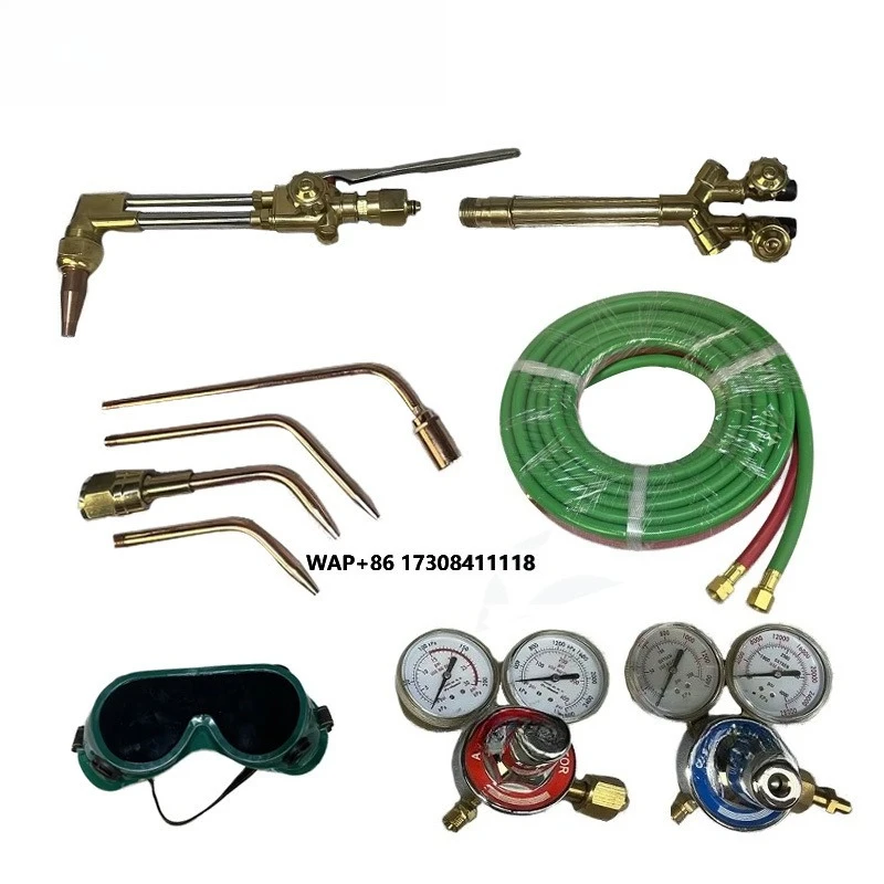 Industrial Acetylene Torch Set for Brass Welding Torch, Cutting Torch & Heating Tool Combo
