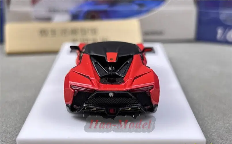 VMB 1/64 لـ FY Fenyr SuperSport المحدودة الراتنج نموذج سيارة دييكاست محاكاة لعبة الأولاد هدية عيد ميلاد هواية عرض مجموعة الأحمر