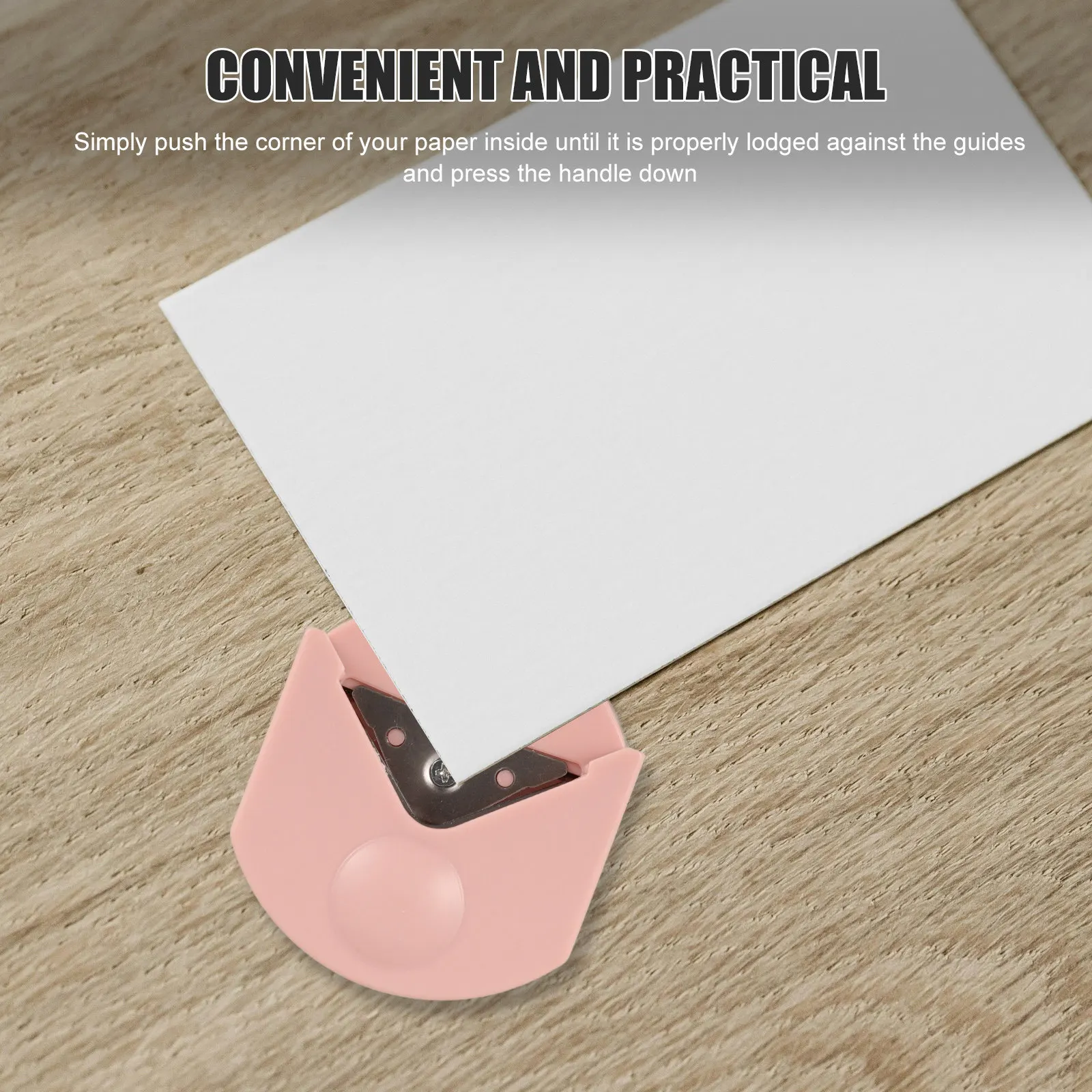 

Corner Rounder for DIY Paper Trimming Tool Small Convenient Precision Photo Trimming Metal PP Material for Home