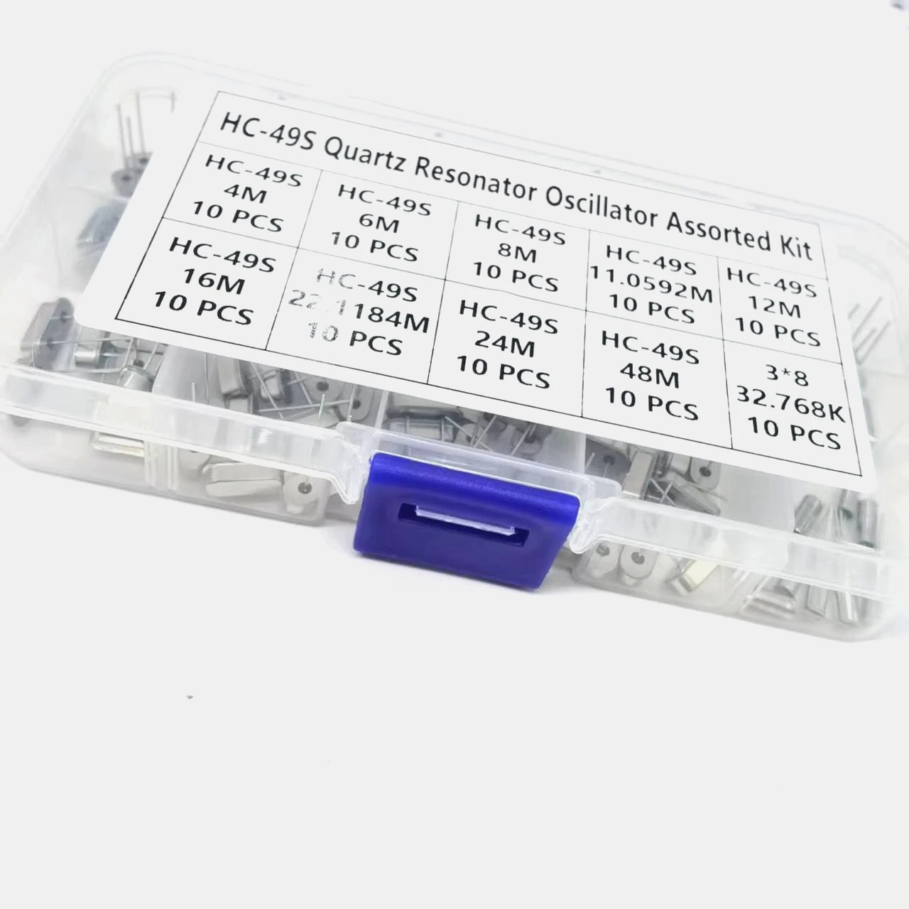 10Values HC-49S Qua…
