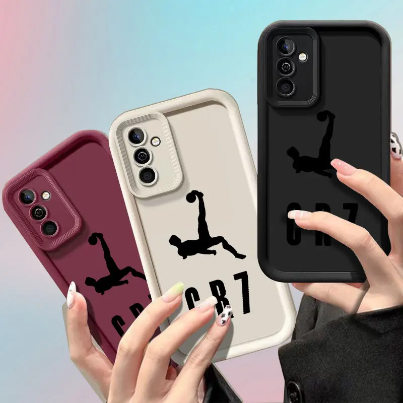 

Soccer Ball Phone Case For Samsung Galaxy A53 A54 A55 A56 A57 A73 F06 F15 F16 F54 M06 M15 M16 M34 M54 M36 Soft Cover