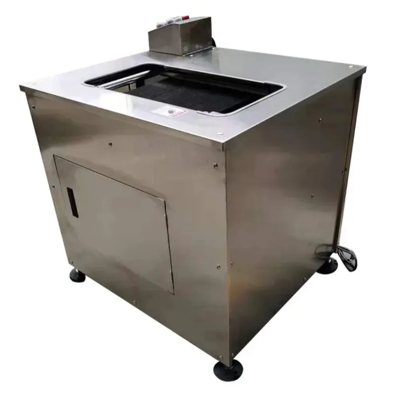 Picture 6: Fully Automatic Double-groove Oblique Fish Fillet Slicing Machine Stainless Steel Fish Meat Slicer Processing Machine