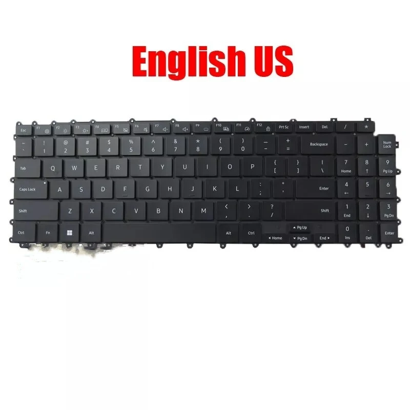LL+ New for Samsung Galaxy Book 750XGK NP 750XGK NP750XGK-LS2US US keyboard backlit