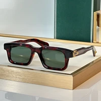 JMM BELVEDERE, gafas de sol de marca de lujo para hombres y mujeres, estilo de acetato grueso, gafas ovaladas de moda UV400 para exteriores, gafas de moda