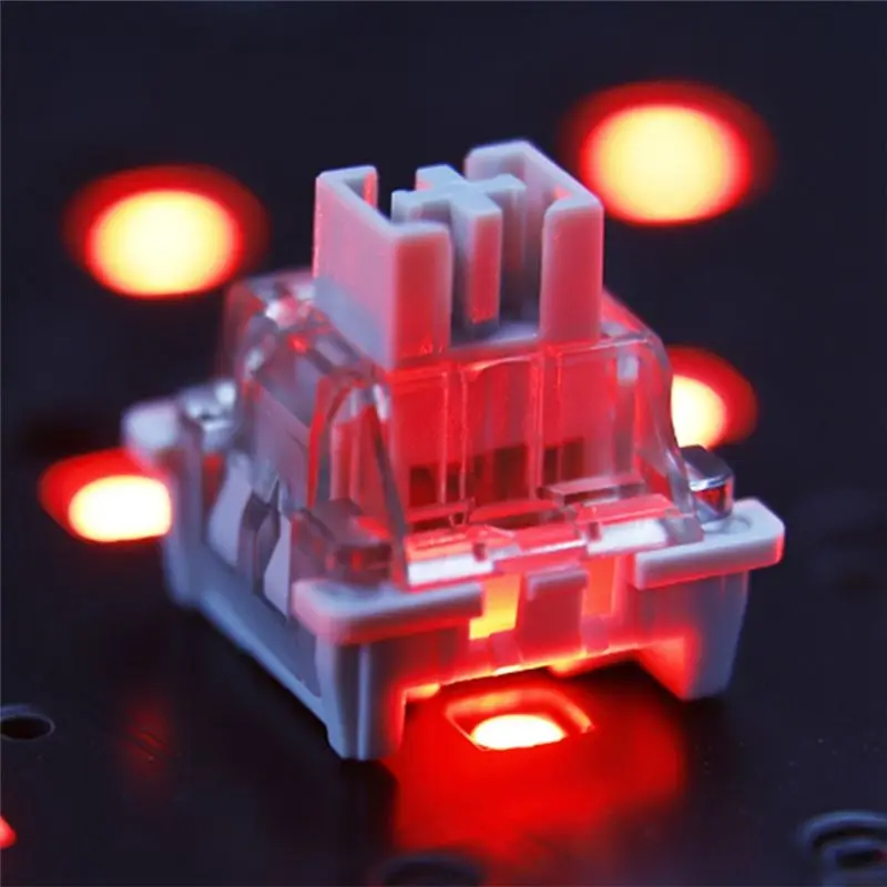 A43M Gray Wood Shaft V3 Hot-Swappable Linear Shaft Body 3-Pin Mechanical Keyboard Shaft Body DIY Accessories