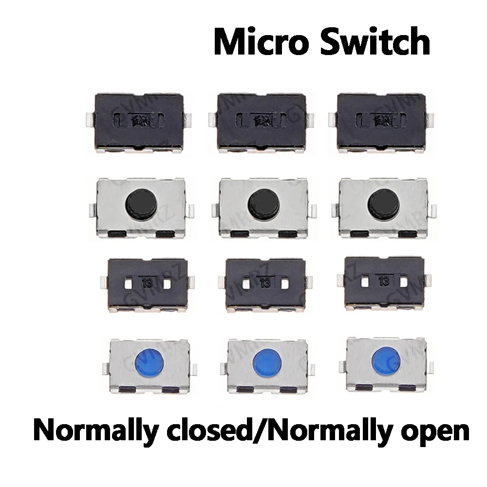 10PCS 3X6X2.5MM NO Micro Switch Normally Closed/Open Interrupteur 4*6 NC Soft Button SMD 3X6X2.5MM SMD Touch Silica Gel Button
