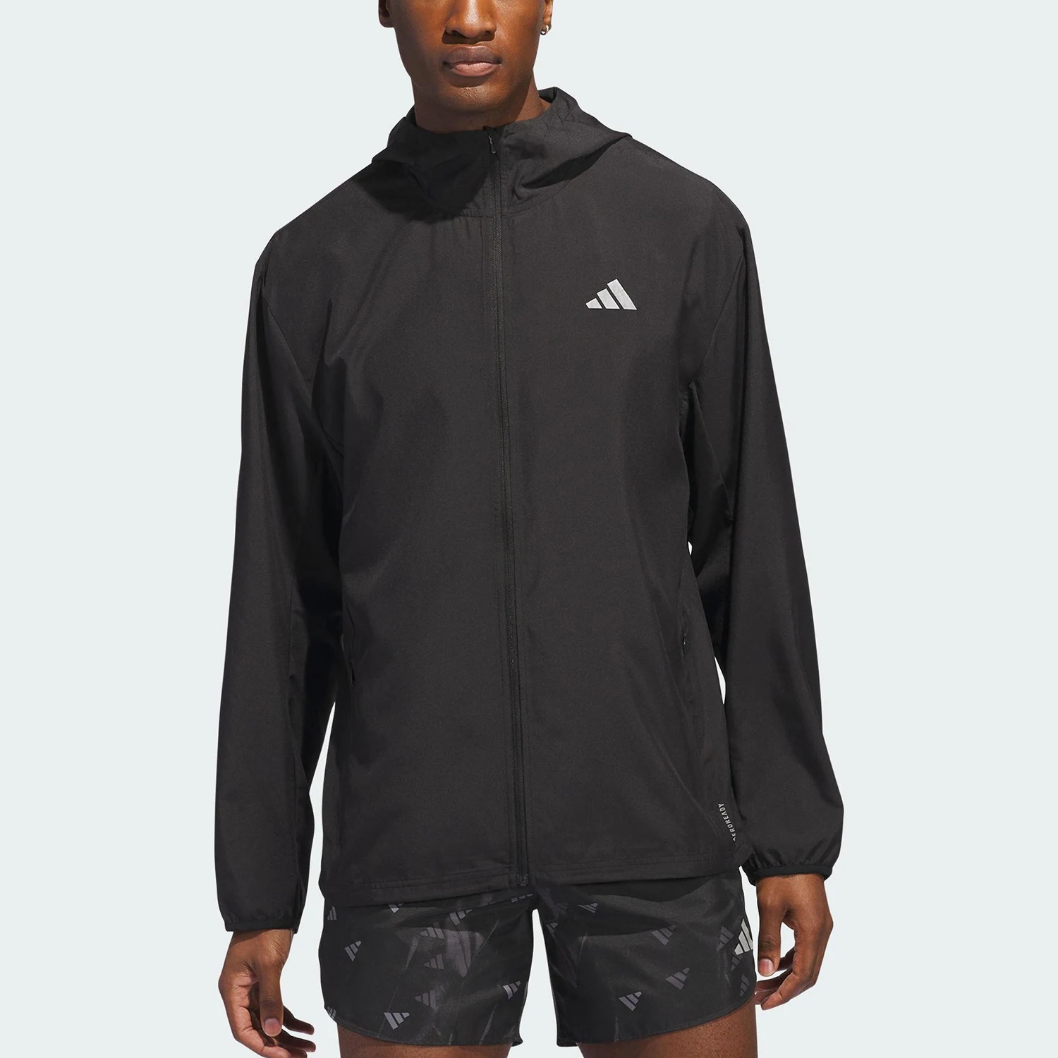 

Мужская светоотражающая спортивная куртка с капюшоном Adidas Authentic 2025 для бега IL7230