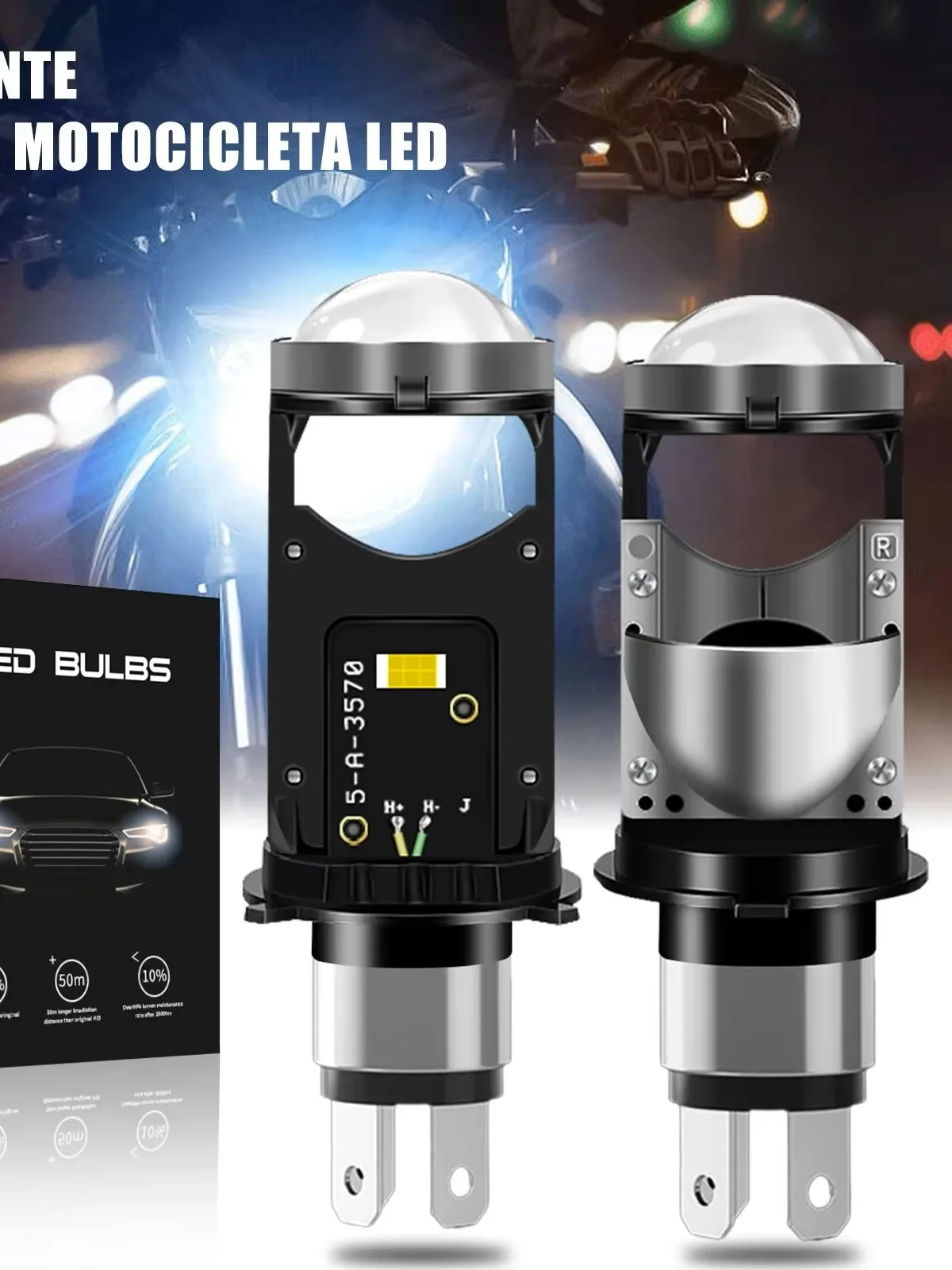 

Светодиодная фара проектора RHD LHD Lens Auto H4 H7 H11 H1 H3 30000LM Лампа CSP 12V 24V 6000K H4 Комплект для переоборудования фар Hi/Lo Beam