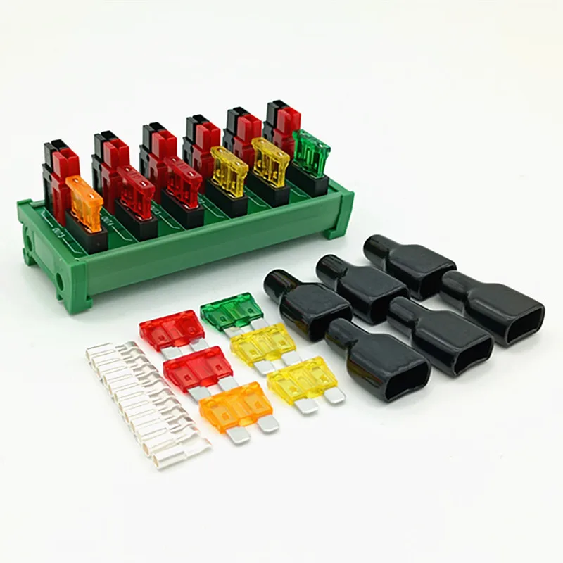 PS-5 DIN Rail Mounting  6-Port Power Splitter Anderson Connector Distributor DC36V 45A.