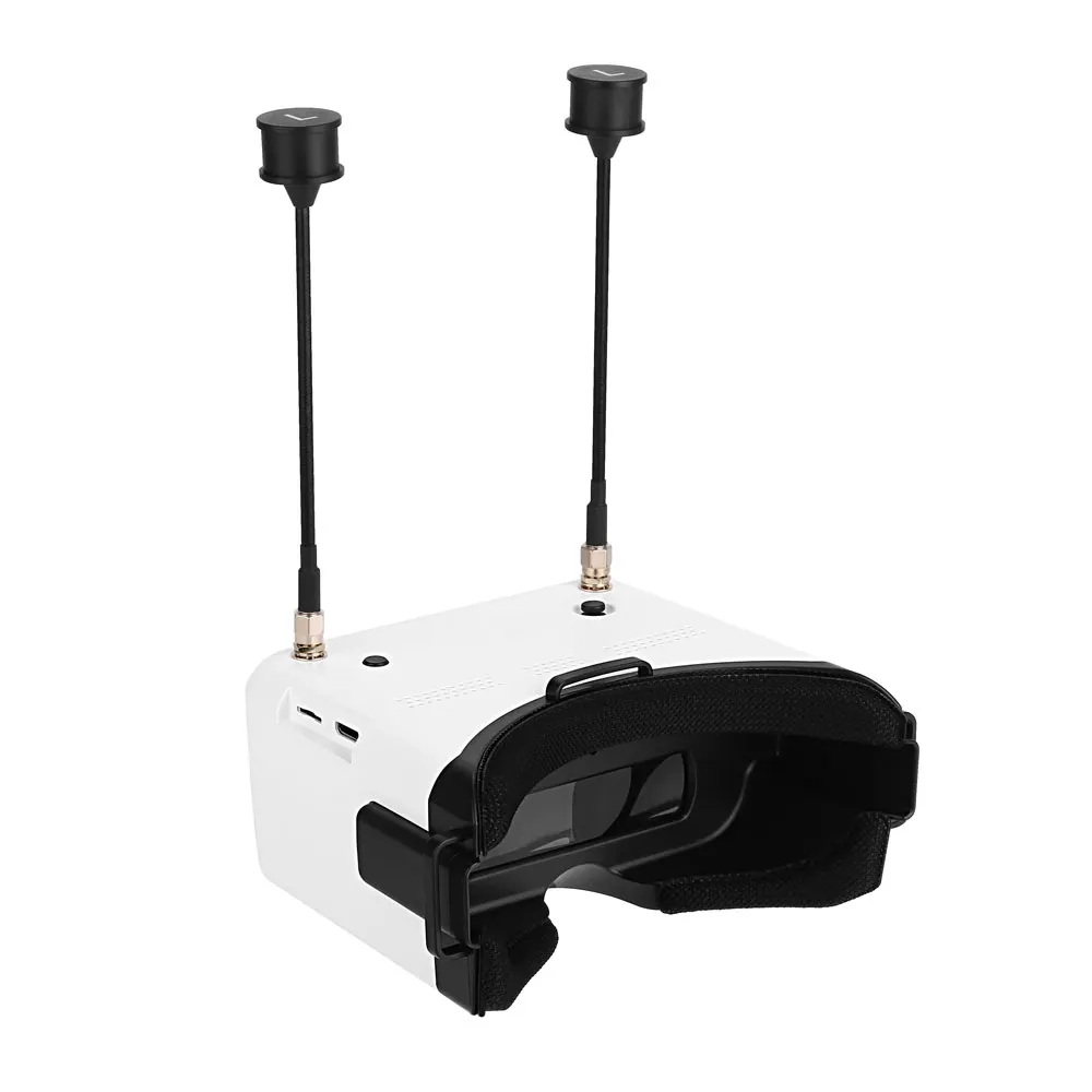 

Очки FPV Hawk Eye с двумя антеннами, монитором и видеоэкраном HD, с передатчиком 5.8G 25мВт и FPV-камерой для гоночных дронов