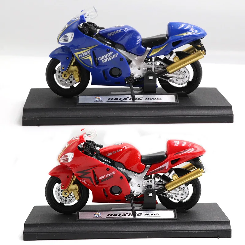 1:18 Alloy Suzuki Kawasaki Motorcycle Model Children\'s Toy Ornaments Sliding Model Boy Toy