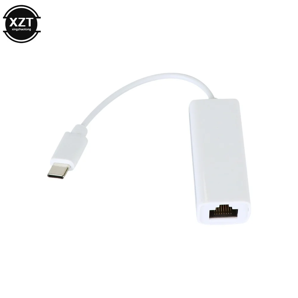 Usb Type-C Naar Rj45 Lan Ethernet Adapter 10/100Mbps Netwerkkaart Voor Macbook Windows Bedrade Internet Kabel Sr9900