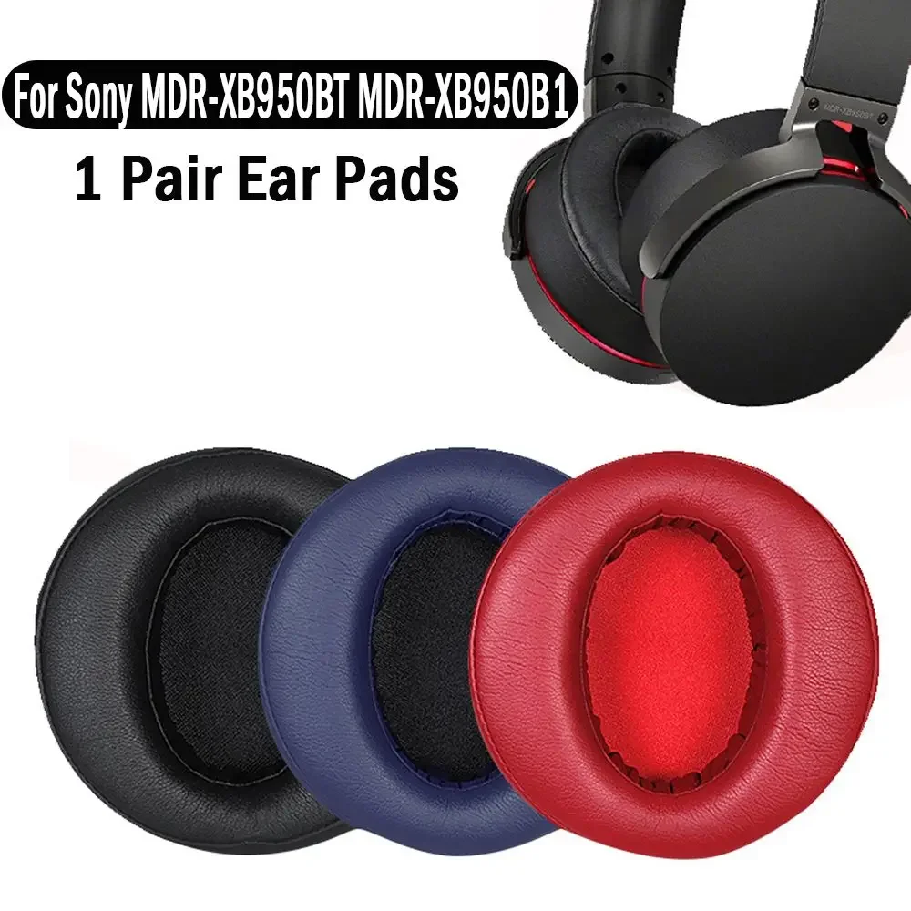 Replacement Ear Pads for Sony MDR-XB950BT MDR-XB950B1 MDR-XB950 Headphones Ear Cushions Headset Earpads, Ear Cups Repair Parts