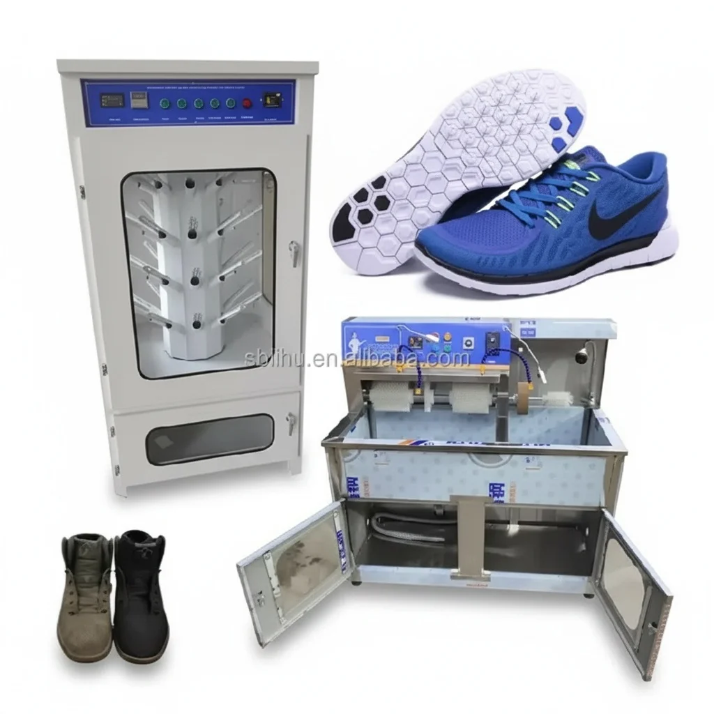 

Commercial Shoe Washing Machine, Stainless Steel Industrial Cleaner, fit for Sneakers, Sports Shoes Washer and Dryer